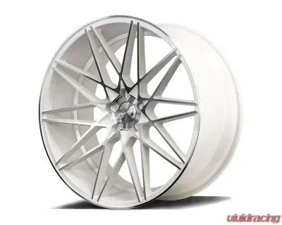 早割クーポン！ Wheels Axe ZX4 Face Machine White Gloss 40mm 5x114 20x9 椀