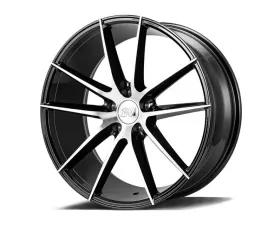 Axe Wheels ZX7 Wheel 18x8 35mm Gloss Black Polished Face