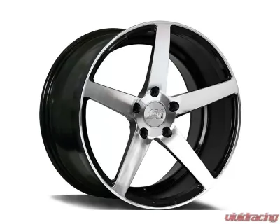 Axe Wheels ZX9 Wheel 22x10.5 42mm Gloss Black Milled Edge - 10522BLNK42ZX9BP