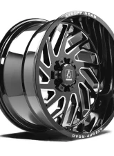 Axe Wheels Zeus Wheel 22x12 8x165 -44mm Gloss Black Milled                                     - 22128165-44ZEUBM - Image 2