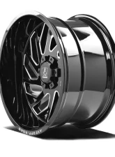 Axe Wheels Zeus Wheel 22x12 8x165 -44mm Gloss Black Milled                                     - 22128165-44ZEUBM - Image 4