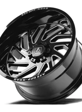 Axe Wheels Zeus Wheel 22x12 8x165 -44mm Gloss Black Milled                                     - 22128165-44ZEUBM - Image 6