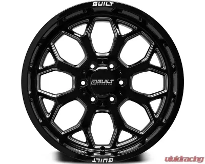 Axe Wheels BTO-1 20x9 8x165 Gloss Black Milled - 2098165-0BT01BM