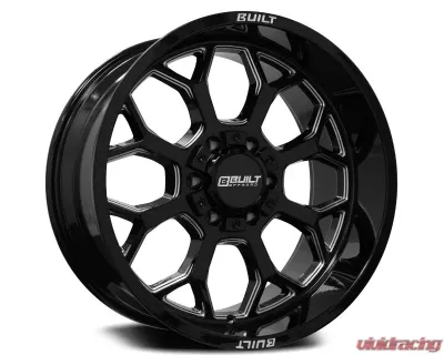 Axe Wheels BTO-1 20x9 8x165 Gloss Black Milled - 2098165-0BT01BM
