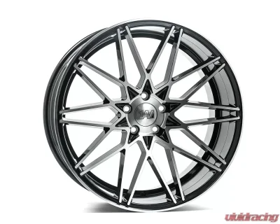 Axe Wheels ZX4 20x9 32mm Blank Bolt Pattern Not Drilled Black | Polished Face CLEARANCE - 920BLNK32ZX4BP