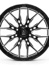 Axe Wheels ATLAS UTV 7x20 4x137|4x156 110-132 10mm Gloss Black Milled                                     - 2078137156+10ATLBM - Image 2