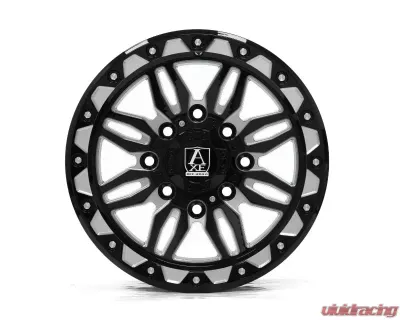 Axe Wheels CERUS UTV Bead-lock 10x15 4x137,4x156 110-132 0mm Gloss Black Milled - 15108137156-0CERBM*