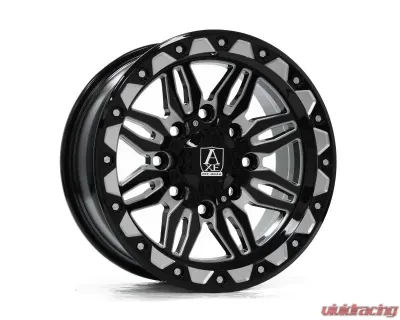 Axe Wheels CERUS UTV Bead-lock 10x15 4x137,4x156 110-132 0mm Gloss Black Milled - 15108137156-0CERBM*