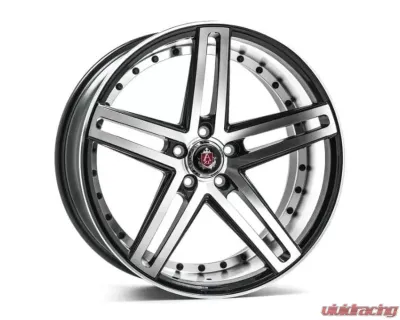 Axe Wheels EX20 Wheel 19x8.5 40mm Gloss Black | Machined Face - 8519BLNK40EX20BP