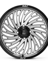 Axe Wheels HYDRA UTV 7x20 4x137|4x156 110-132 10mm Black | Polished Face                                     - 2078137156+10HYDBMF - Image 2