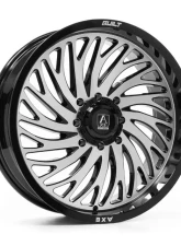 Axe Wheels HYDRA UTV 7x20 4x137|4x156 110-132 10mm Black | Polished Face                                     - 2078137156+10HYDBMF - Image 2