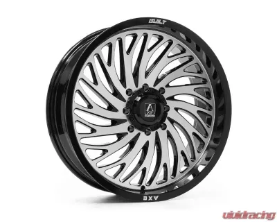 Axe Wheels HYDRA UTV 7x20 4x137|4x156 110-132 10mm Black | Polished Face - 2078137156+10HYDBMF
