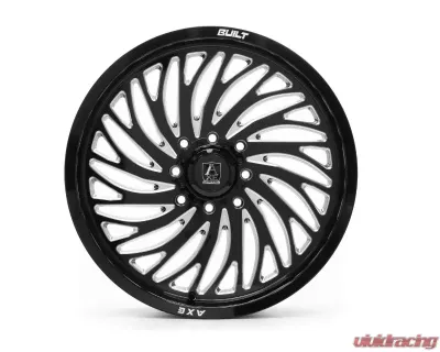 Axe Wheels HYDRA UTV 7x20 4x137|4x156 110-132 10mm Gloss Black Milled - 2078137156+10HYDBM