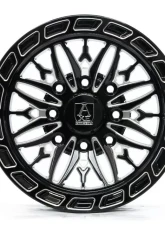 Axe Wheels HYPNOS UTV 7x15 4x137,4x156 110-132 10mm Gloss Black Milled                                     - 1578137156+10HYPBM - Image 2