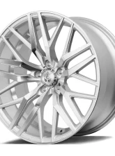 Axe Wheels EX30 Wheel 20x8.5 40mm Silver Mirror w/ Face Milled Accents                                     - 8520BLNK40EX30SM - Image 2