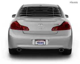 Vicrez V3R Style Rear Window Louvers Infiniti G35 Coupe 2003-2008