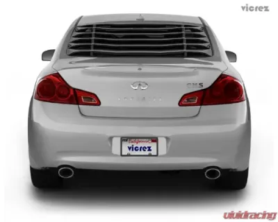 Vicrez V3R Style Rear Window Louvers Infiniti G35 Coupe 2003-2008 - vz101689