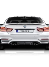 Vicrez VZ3 Style Carbon Fiber Rear Wing Spoiler BMW M4 F82 2014-2019                                     - vz100330 - Image 2