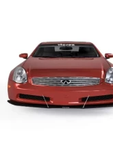 Vicrez Front Bumper Lip Splitter Infiniti G35 Coupe 2003-2007                                     - vz100600-GC - Image 2