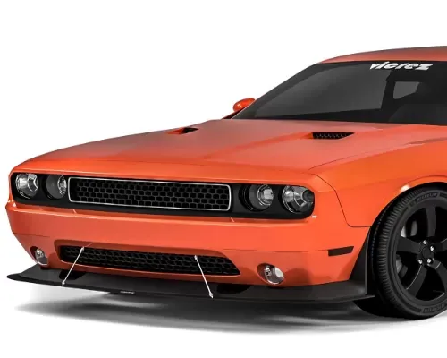 Vicrez VZ Style Front Bumper Splitter Dodge Challenger 2008-2014 - vz100659-SB
