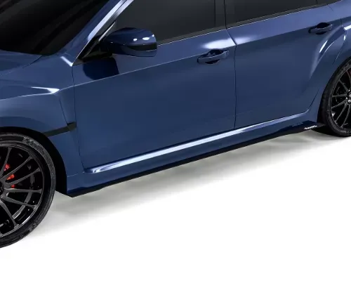 Vicrez VZ1 Style Side Skirt Splitters Subaru Impreza | WRX | STI 2011-2014 - vz100664-CFZ