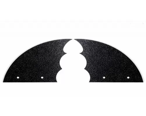 Vicrez Dragon Front Bumper Splitter Winglets - vz100679-SBI