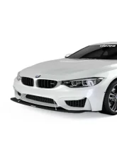 Vicrez GTS Style Front Bumper Splitter BMW M4 | M3 2014-2018                                     - vz100934-CFZ - Image 2