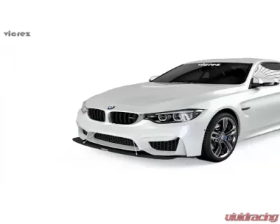 Vicrez GTS Style Front Bumper Splitter BMW M4 | M3 2014-2018 - vz100934-DC