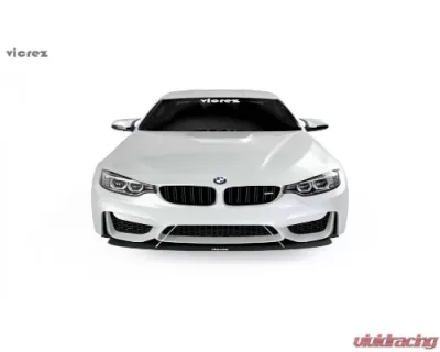 Vicrez GTS Style Front Bumper Splitter BMW M4 | M3 2014-2018 - vz100934-UC