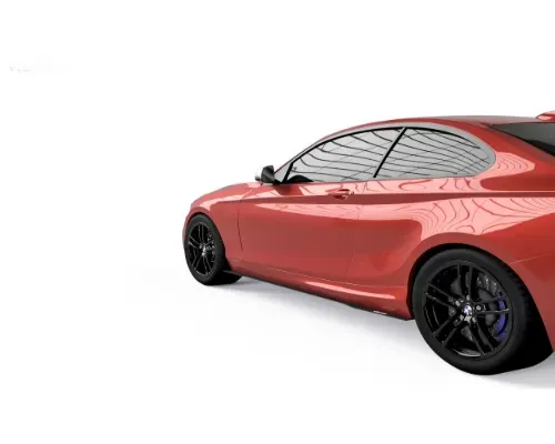 Vicrez Side Skirt Splitter BMW 2 Series F22 2014-2018 - vz100954-CFZ