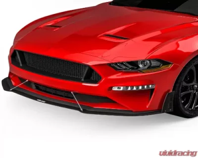 Vicrez LV style Front Bumper Lip Splitter Ford Mustang 2018-2020 - vz100957-GC