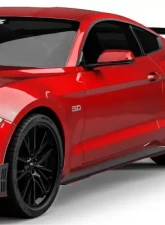 Vicrez LV Style Side Rocker Panel Splitter Ford Mustang 2018-2020                                     - vz100958-MB - Image 3