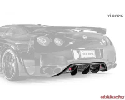 Vicrez V3R Carbon Fiber Rear Diffuser Nissan GTR R35 2009-2011 - vz101034