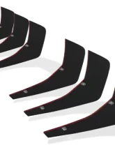 Vicrez Centa Rear Diffuser Add-on Fins Carbon Flash Metallic Chevrolet Corvette C7 2014-2019                                     - vz101071-CFZ - Image 2
