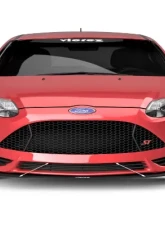 Vicrez Front Splitter V Style Ford Focus ST 2011-2014                                     - vz101079-SBI - Image 3