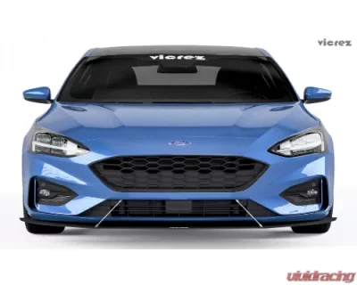 Vicrez Front Splitter VZR Style Ford Focus ST 2019 - vz101081-GB