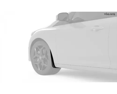 Vicrez Mud Flaps RS Front Pair Ford Focus ST 2011-2019 - vz101088-DC