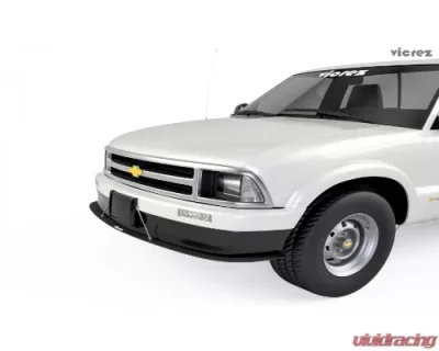 Vicrez Front Splitter V Style Chevrolet S-10 1994-2004 - vz101091-UC