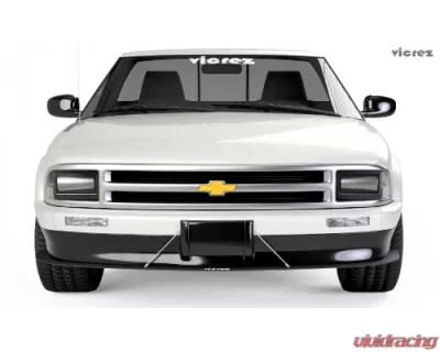 Vicrez Front Splitter V Style Chevrolet S-10 1994-2004 - vz101091-SB