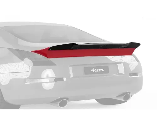 Vicrez Wicker Bill Add-On V3R Ducktail Wing Spoiler Nissan 350z 2003-2008 - vz101401