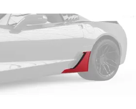 Vicrez Z06 Rear Rocker Lower Brake Scoop Vents Chevrolet Corvette C7 Stingray 2014-2019