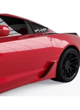 Vicrez Z06 Rear Rocker Lower Brake Scoop Vents Chevrolet Corvette C7 Stingray 2014-2019                                     - vz101404 - Image 2
