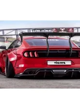 Vicrez Track Carbon Fiber Rear Wing Spoiler Ford Mustang 2015-2020                                     - vz101479 - Image 3