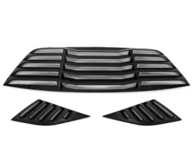 Vicrez LV Rear & Quarter Window Louvers Dodge Challenger 2008-2019