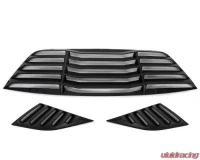 Vicrez LV Rear & Quarter Window Louvers Dodge Challenger 2008-2019 - vz101489