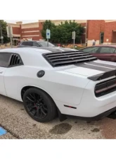 Vicrez LV Rear & Quarter Window Louvers Dodge Challenger 2008-2019                                     - vz101489 - Image 3