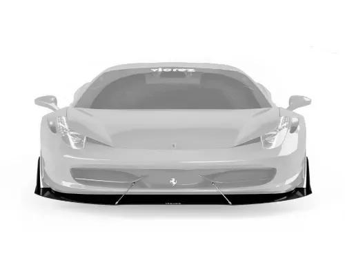Vicrez VZ Front Bumper Lip Splitter Ferrari 458 2009-2015 - vz101492-CFZ