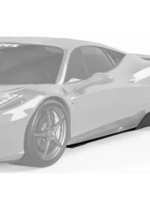 Vicrez VZ Side Skirt Splitters Ferrari 458 2009-2015                                     - vz101493 - Image 3
