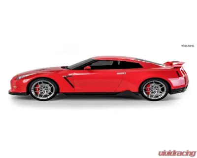 Vicrez VZ3 Side Skirt Splitters Nissan GTR R35 2007-2019 - vz101495