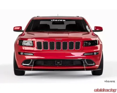 Vicrez VZ Front Bumper Lip Splitter Jeep Grand Cherokee 2012-2019 - vz101496-SB